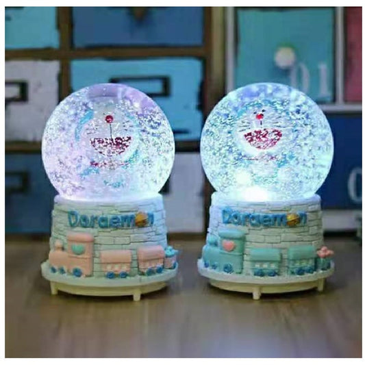 5-Melodies Auto-Snowing Large Snow Globe 100mm (Batteries are included)