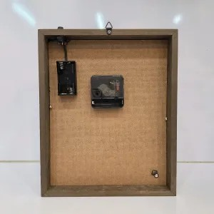 8x10" Hand-crafted Wooden Clock (Safari Desert)