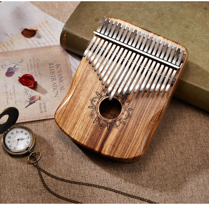 Cega Authentic 21 Keys Kalimba Zebra Wood Thumb Piano