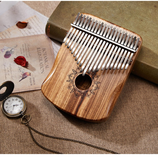Cega Authentic 21 Keys Kalimba Zebra Wood Thumb Piano