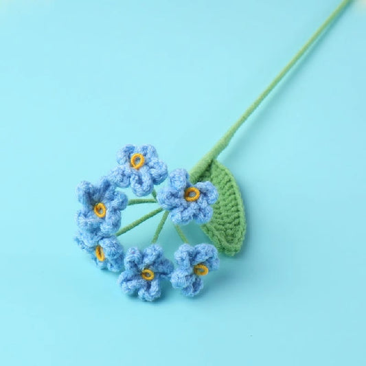 Crochet Forget Me Not (Assorted Colors)