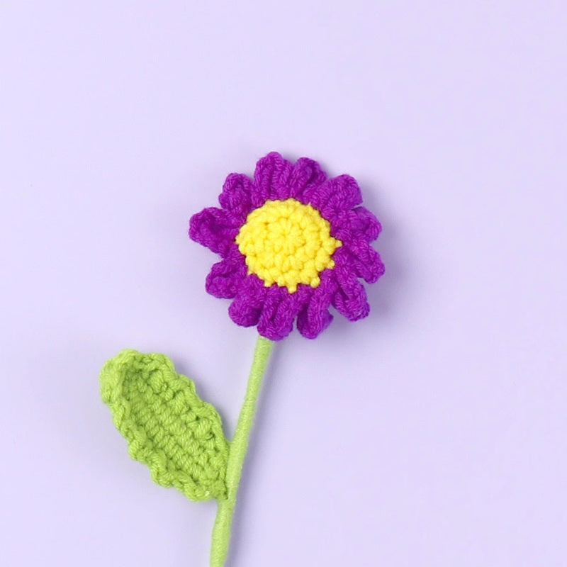Crochet Daisy 30cm (Assorted Colors)