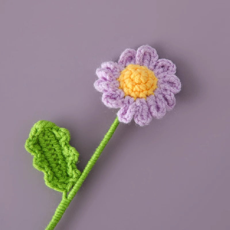 Crochet Daisy 30cm (Assorted Colors)