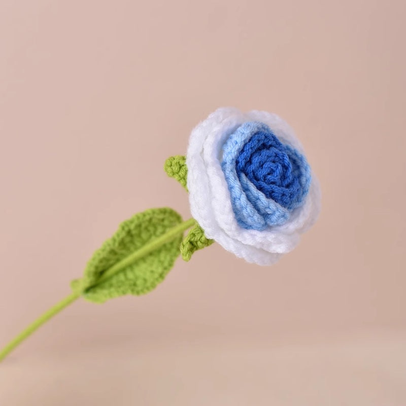 Crochet Rose 40cm (Assorted Colors)