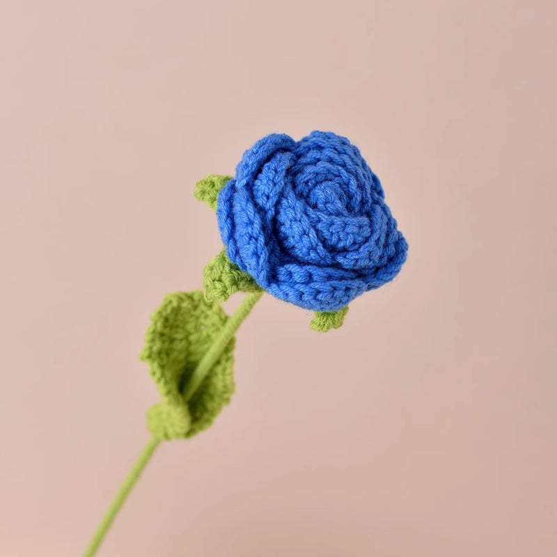 Crochet Rose 40cm (Assorted Colors)
