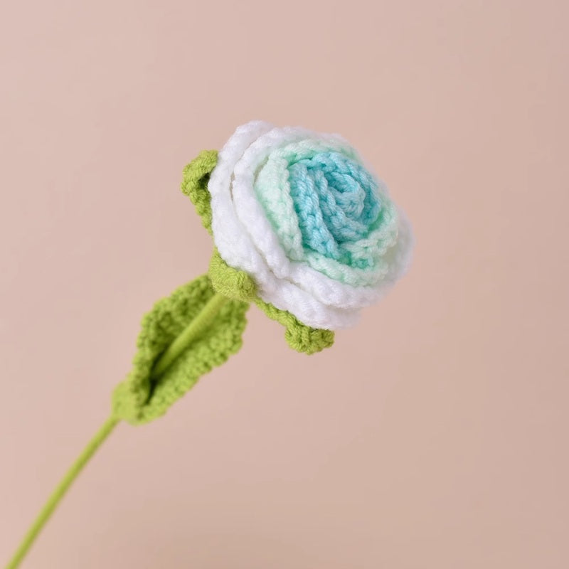 Crochet Rose 40cm (Assorted Colors)