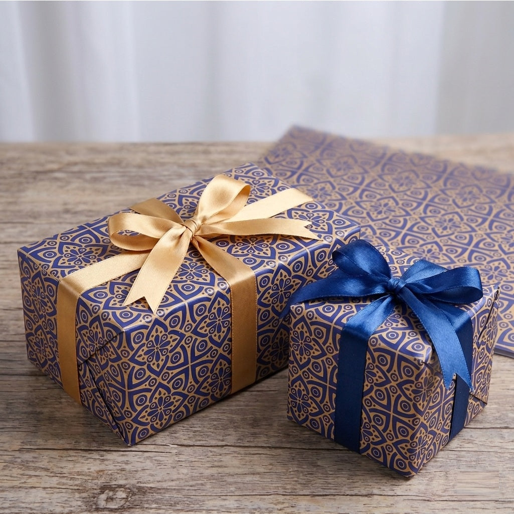 European Gift Wrapper EUR2615 Dubai Dark Blue