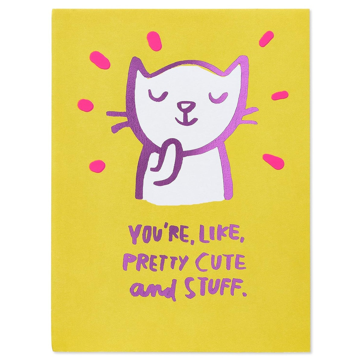 GC-8669 Cute Cat Valentines Greeting Card