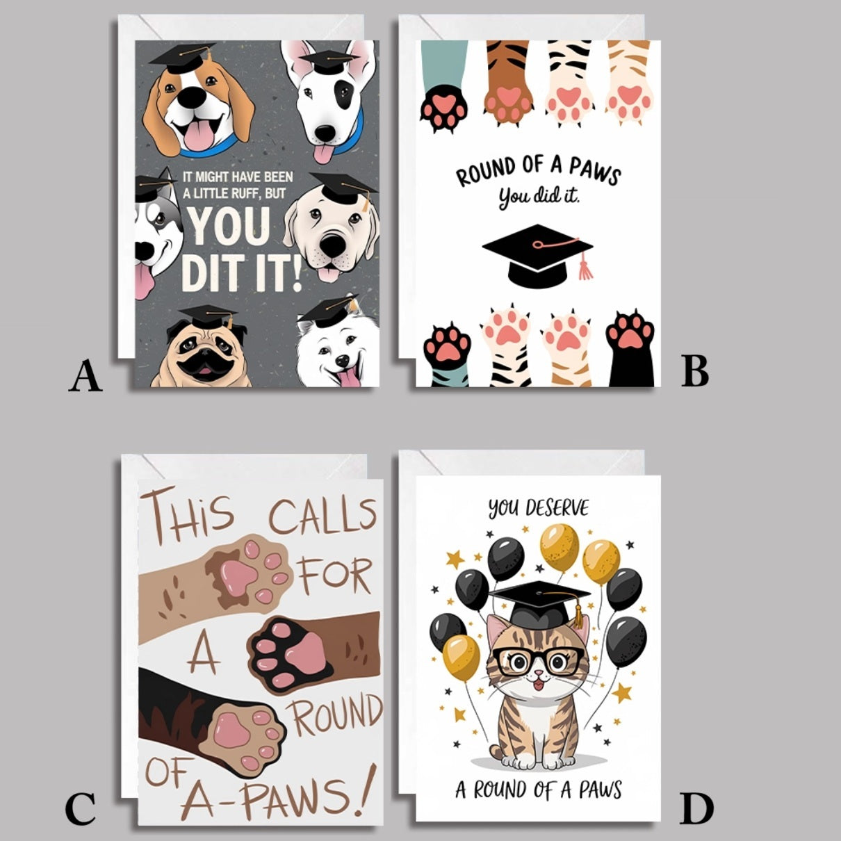 GC-XY Graduation Greeting Card 10x14 (Group A)