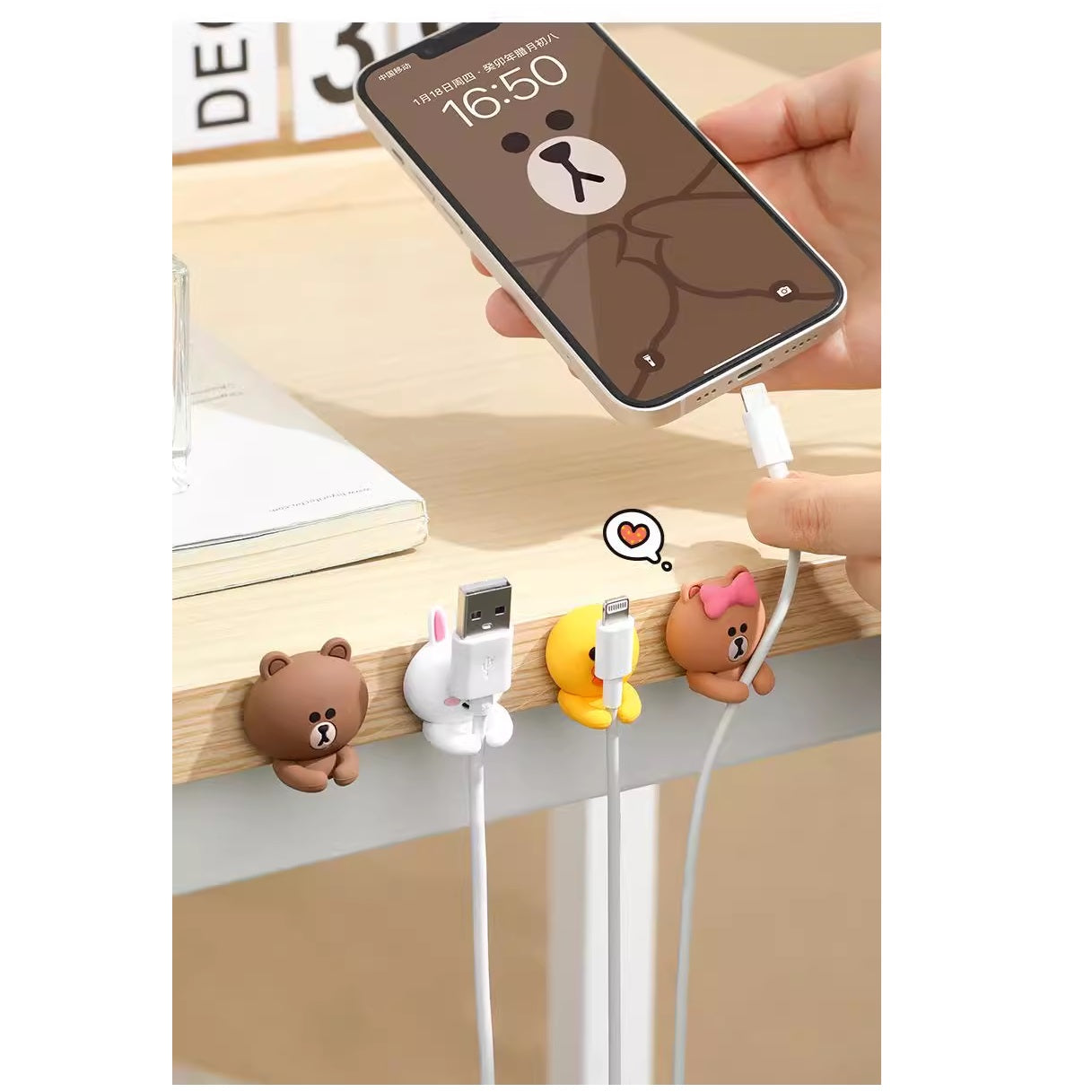 Line Friends Cable Data Hook