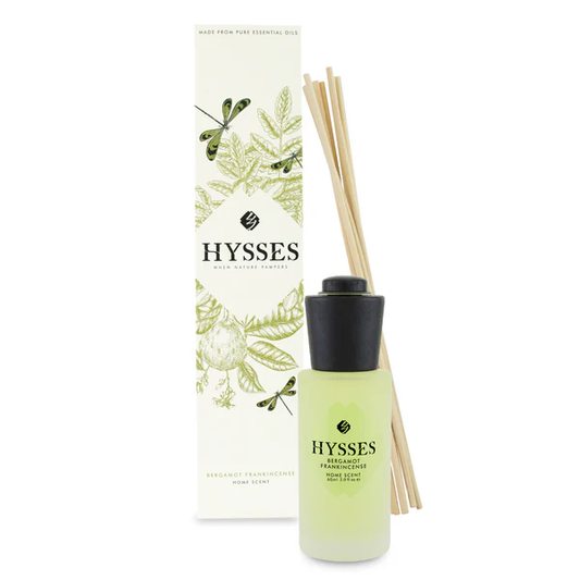 Hysses Home Scent Reed Diffuser - Bergamot Frankincense