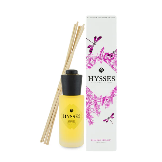 Hysses Home Scent Reed Diffuser - Geranium Rosemary