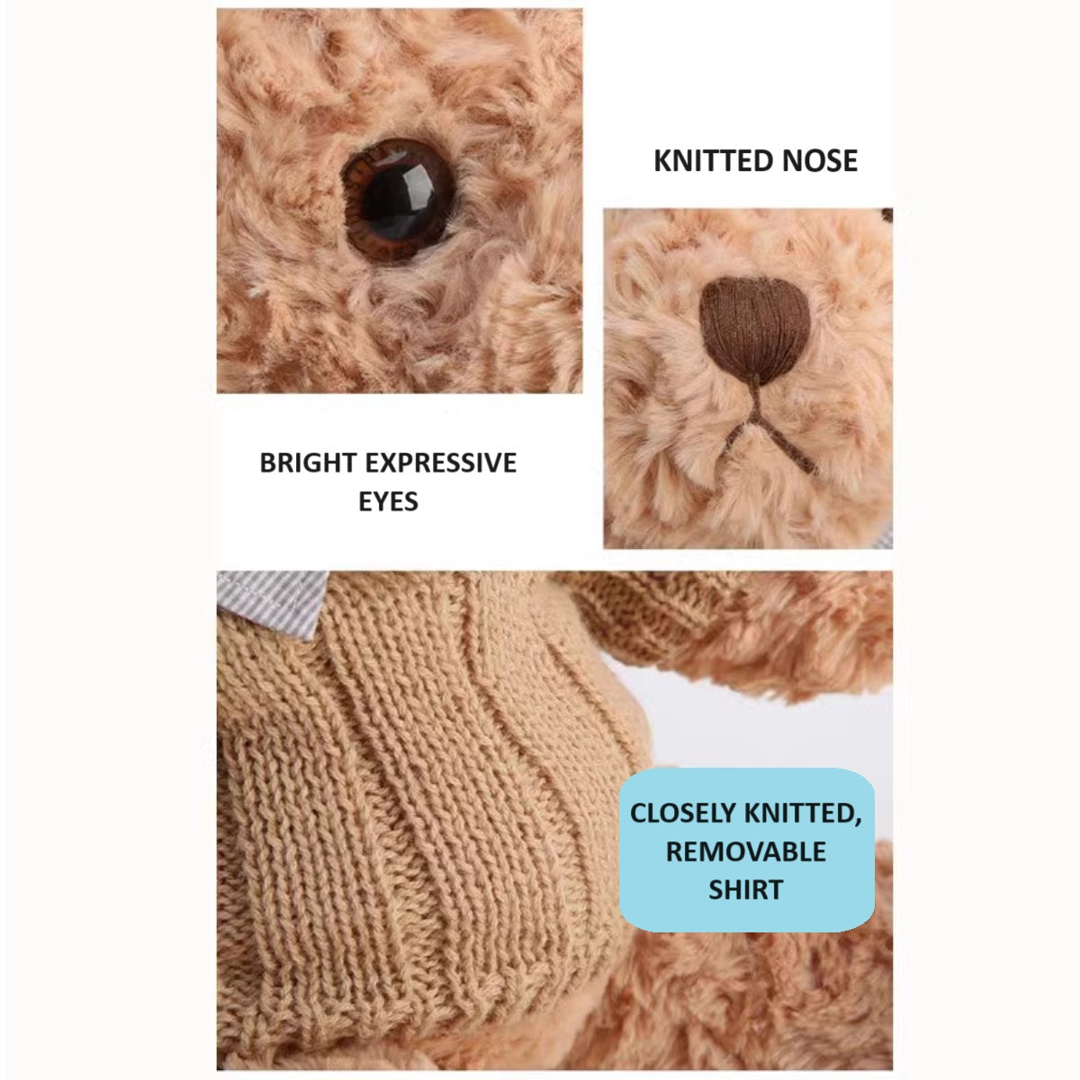 Plush Hug Bear Shirt LB 50cm