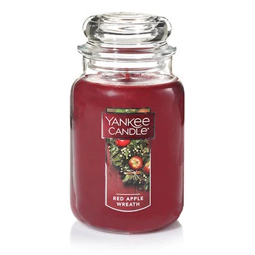 Red Apple Wreath Classic Large Jar Candle 623grams