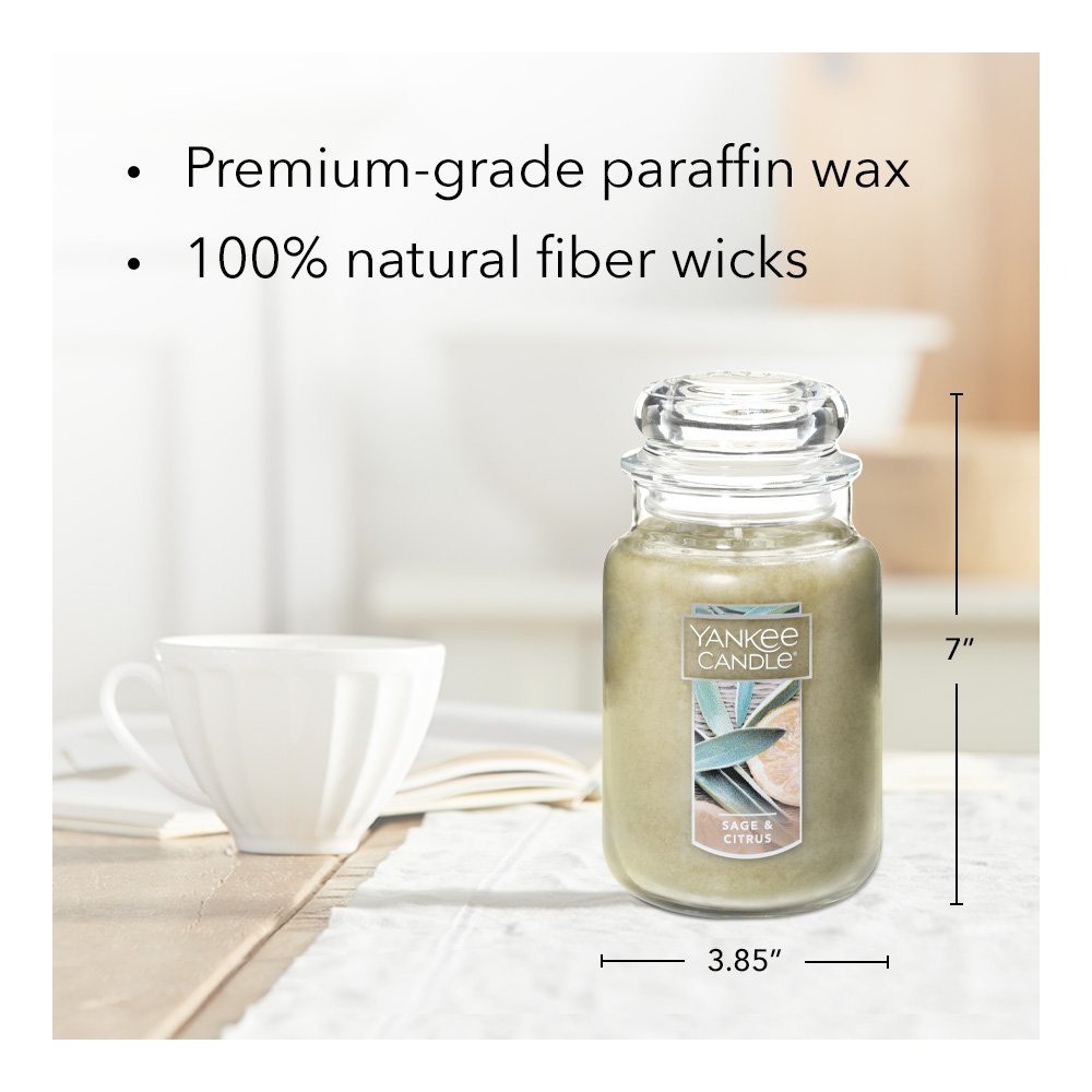Sage & Citrus Classic Large Jar Candle 623gms