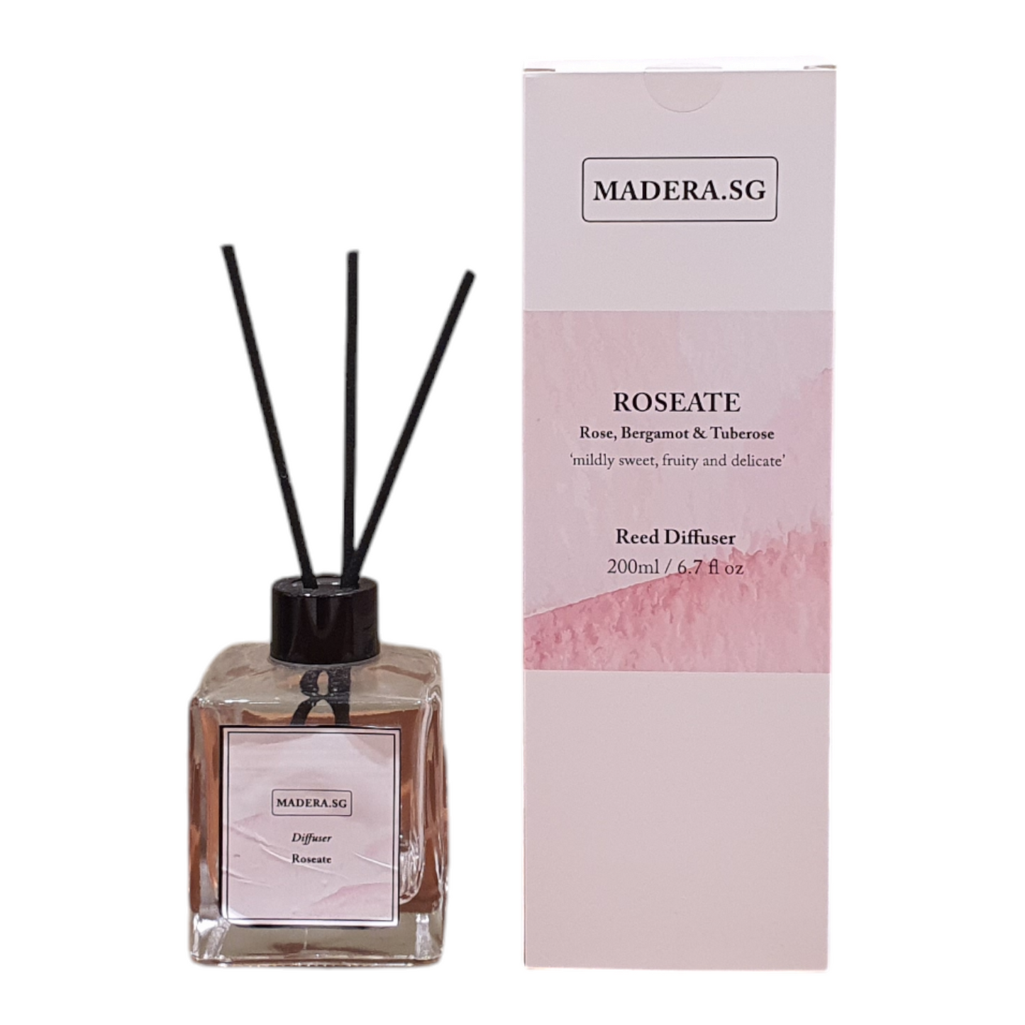 Madera SG Signature Reed Diffuser 200ml - Roseate