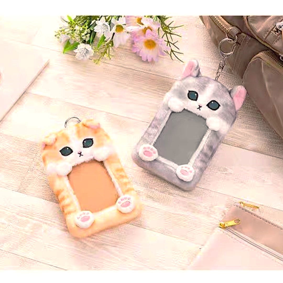 Card Holder Mofusand Grey Lanyard