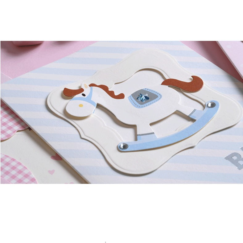 GC BABY BOY UNICORN BLUE 10.5x15cm