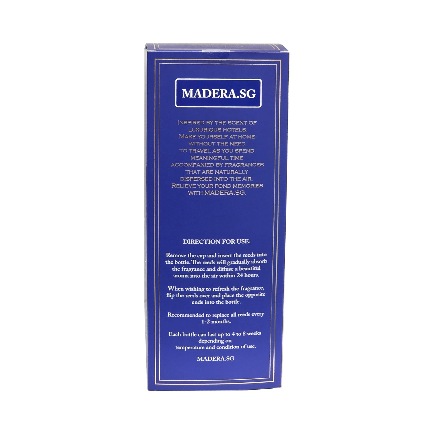 Madera SG Hotel Inspired Reed Diffuser : Eternity 300ml (Sheraton Tower)