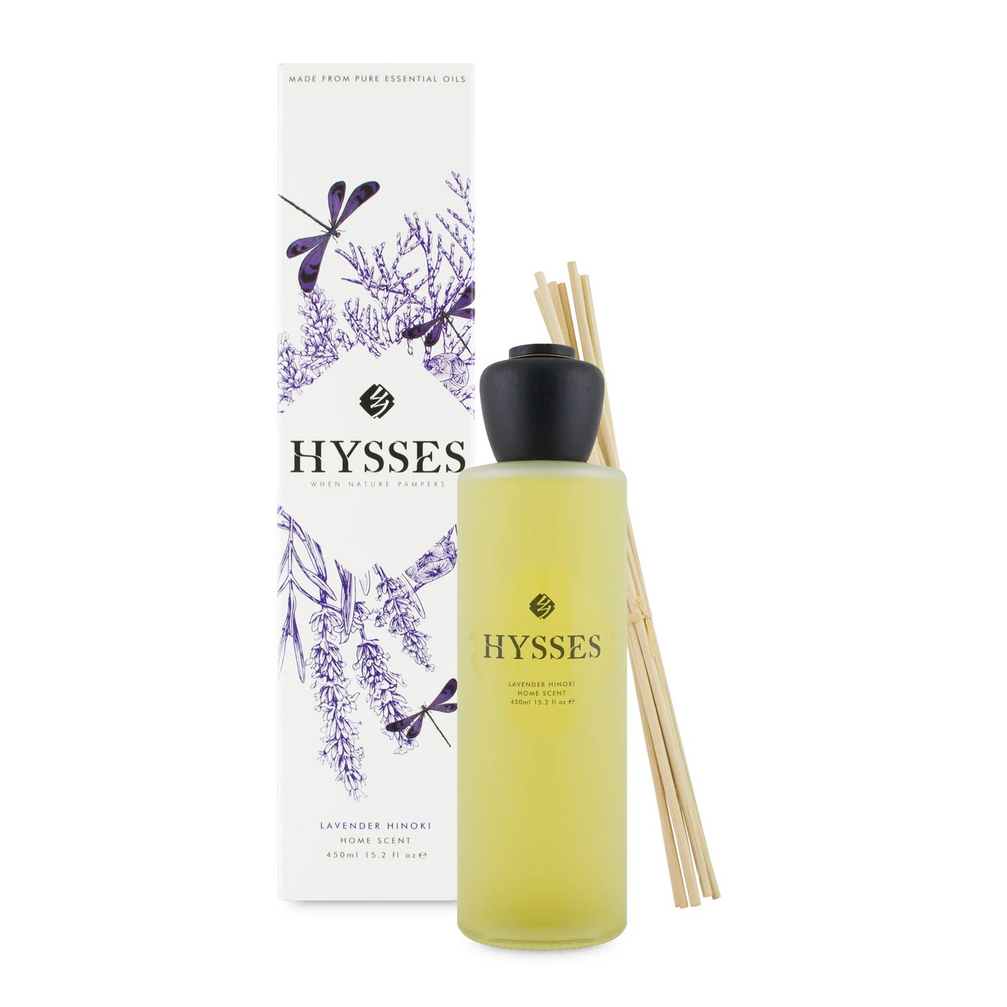 Hysses Home Scent Reed Diffuser - Lavender Hinoki