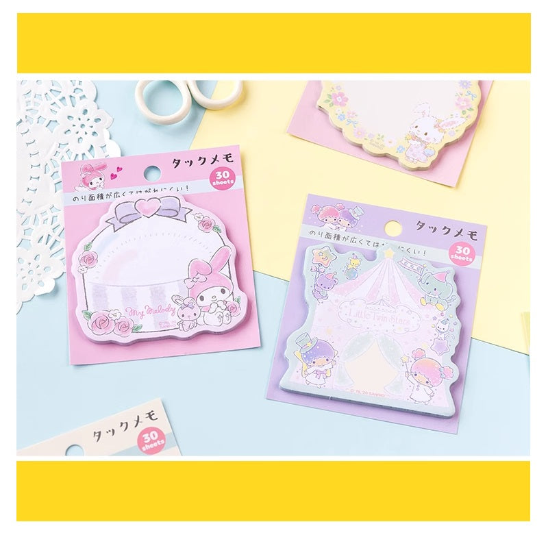 Memo Note Pad Little Twin Stars 30 sheets