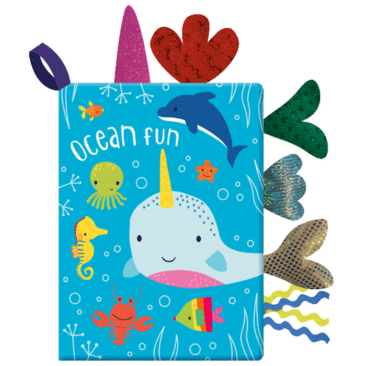 NV Children's Touch and Feel Cloth Book Ocean Themed