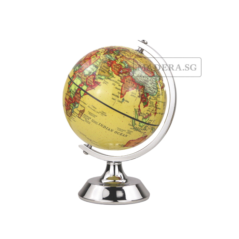 NV Mini Kids Learning Earth Map Educational World Globe 4inches - Vintage Brown