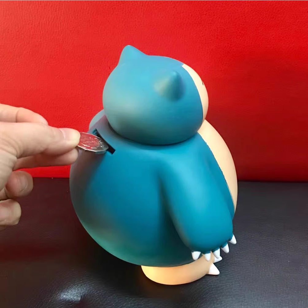 NV Pokémon Snorlax Piggy Bank Coin Bank SITTING