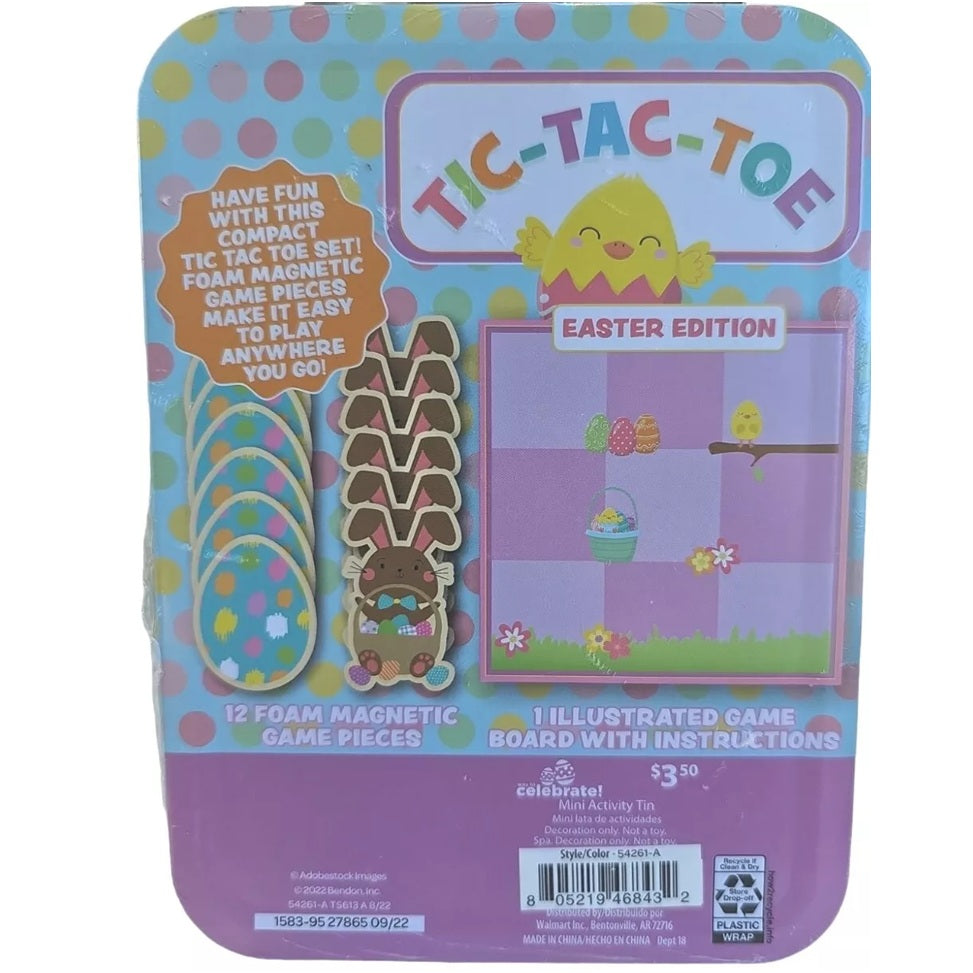 Nv Tic Tac Toe Easter Game Travel Size