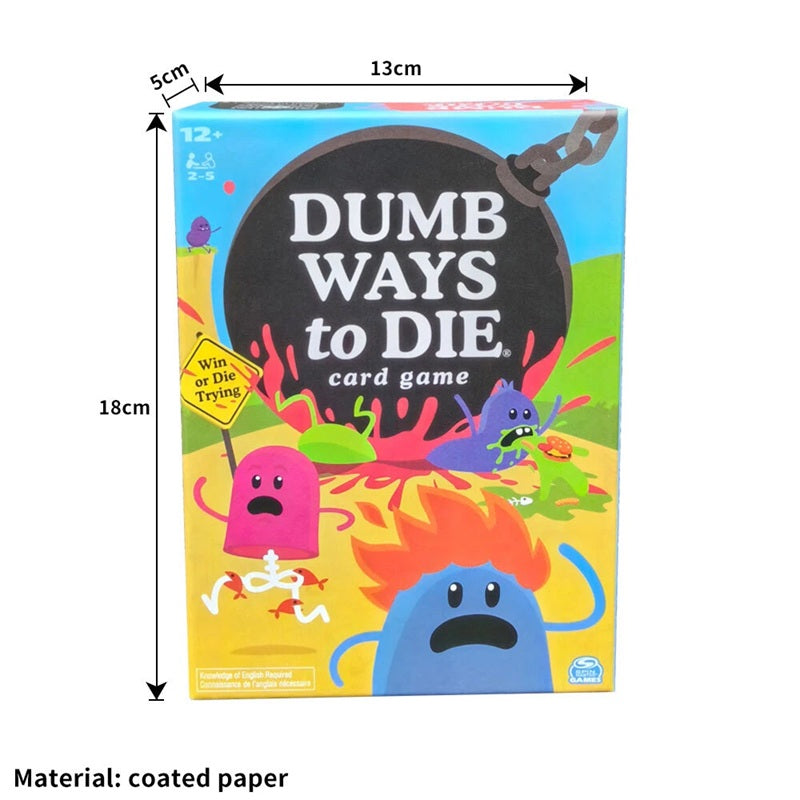 Nv Dumb Ways To Die Card Game