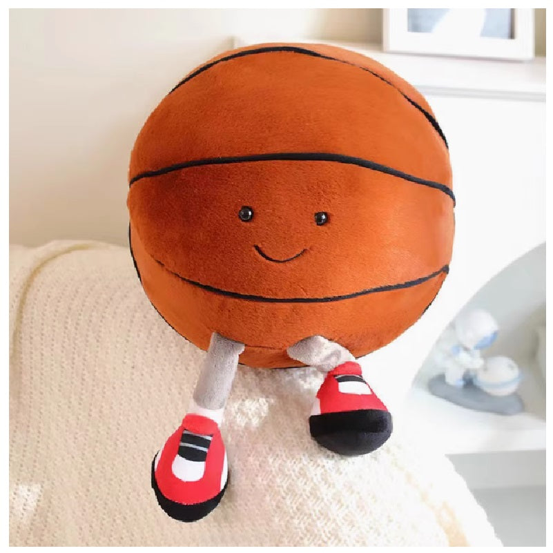 Plush Sports Ball W/ Legs 28cm