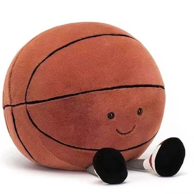 Plush Sports Ball W/ Legs 28cm