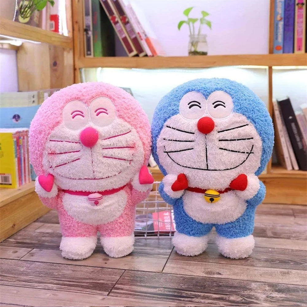 Plush Doraemon & Noramyako 40cm
