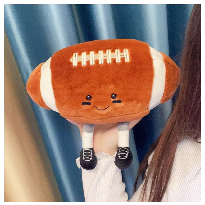 Plush Sports Ball W/ Legs 28cm