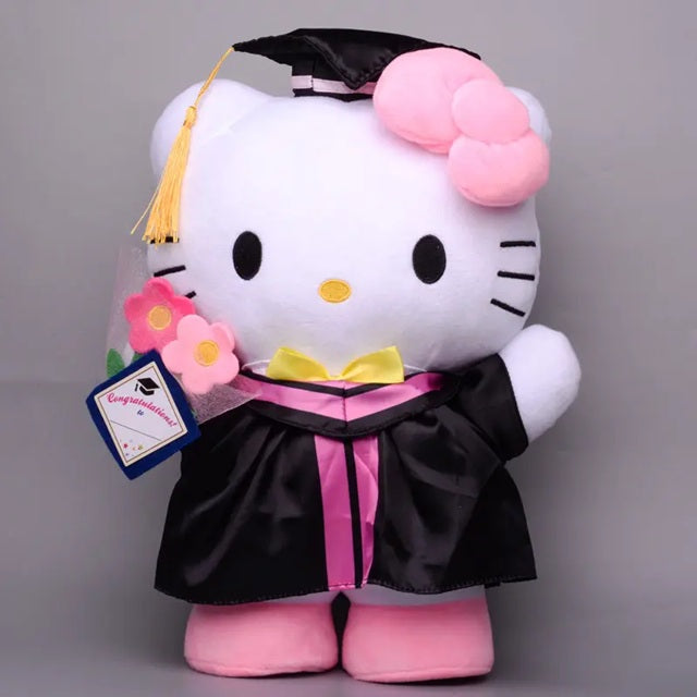 Plush Graduation Hello Kitty 35cm