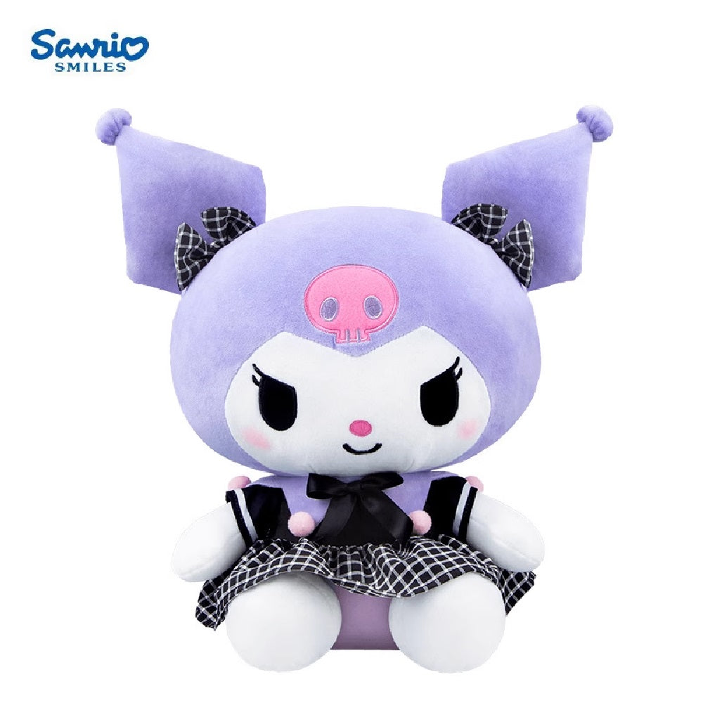 Plush Sanrio Kuromi Checkered Purple 38cm