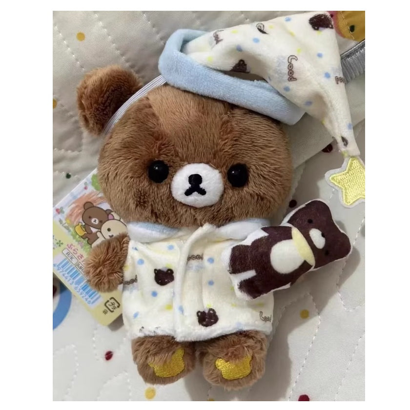 Keychain Keyring Rillakuma in Good Night Pyjamas 14cm