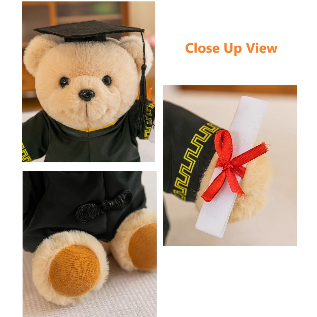 Plush Graduation Bear with Certificate 25cm
