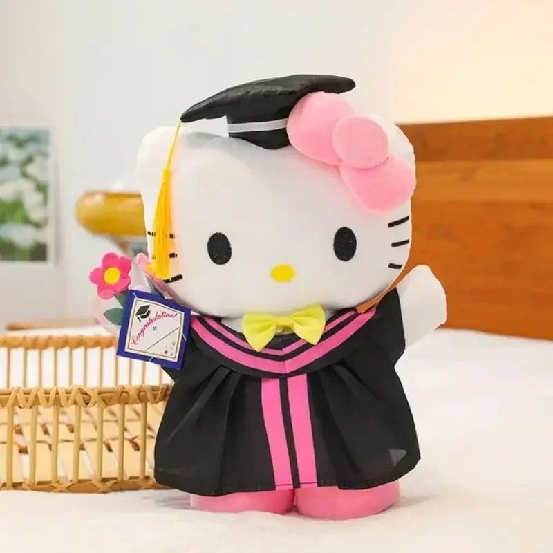Plush Graduation Hello Kitty 35cm