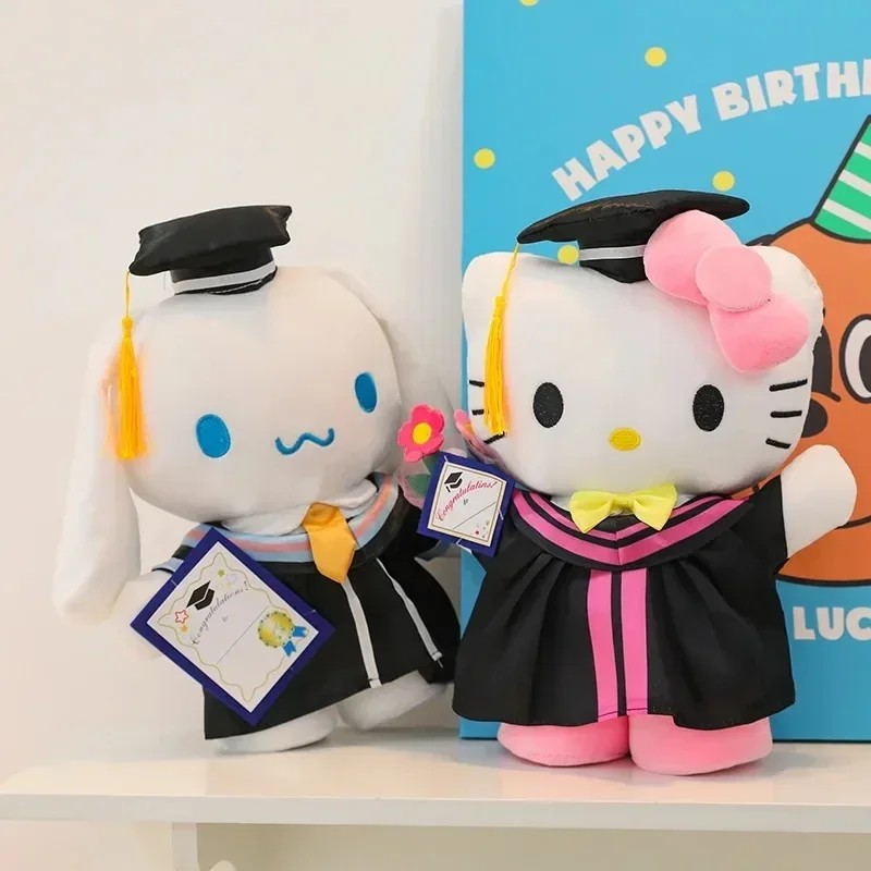 Plush Graduation Hello Kitty 35cm