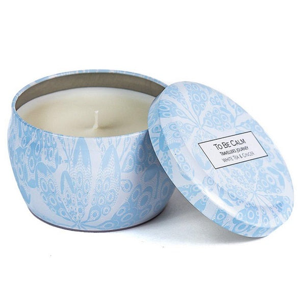 Traveller's Journey - White Tea & Ginger - Mini Soy Candle 120gms