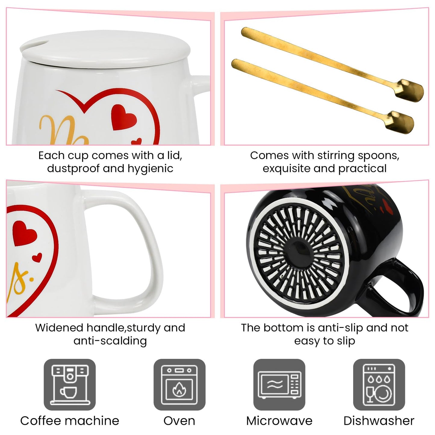 YD-0125 Mr & Mrs Couple Mug Gift Set