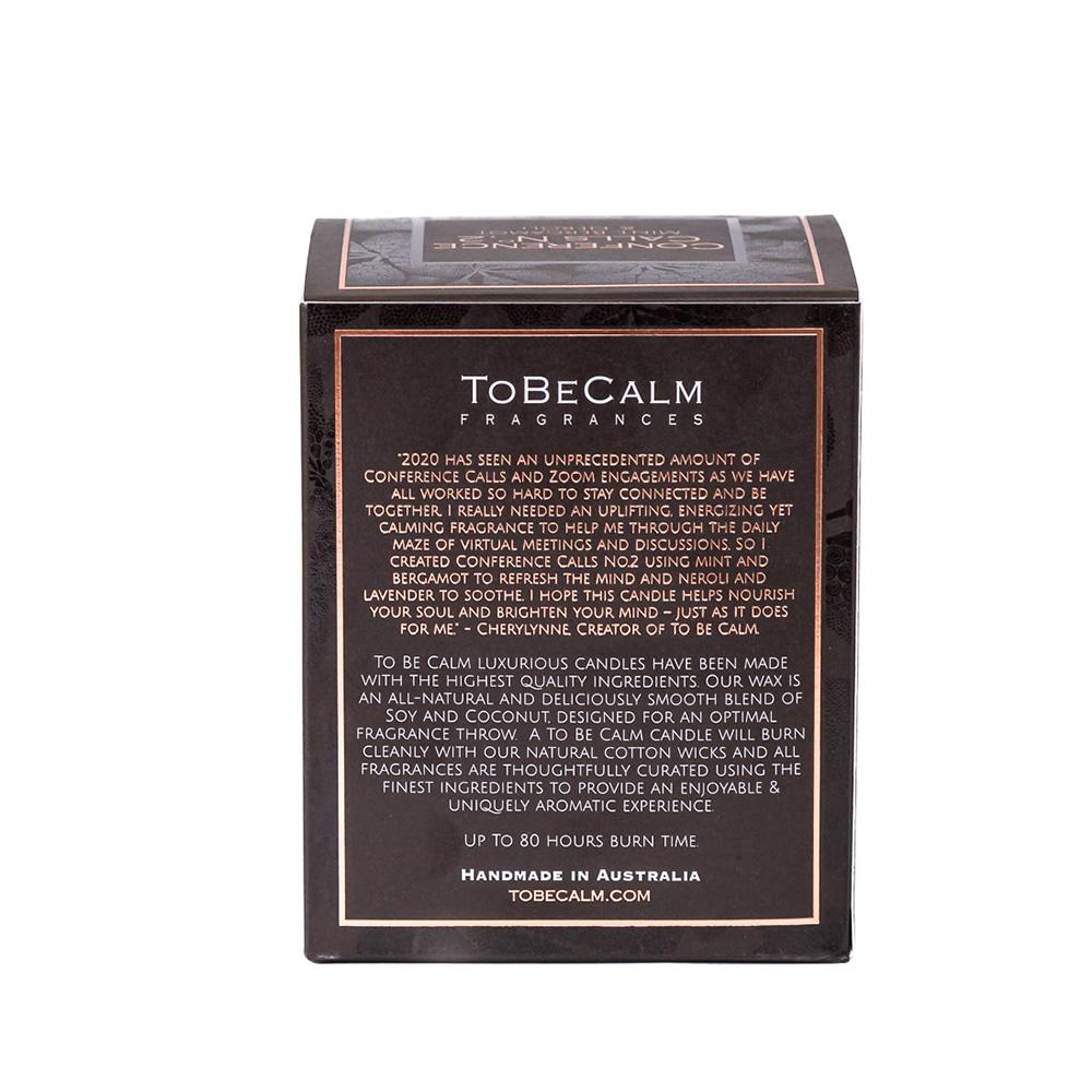 Conference Calls No.2 - Mint, Bergamot & Neroli - Luxury Large Soy Candle