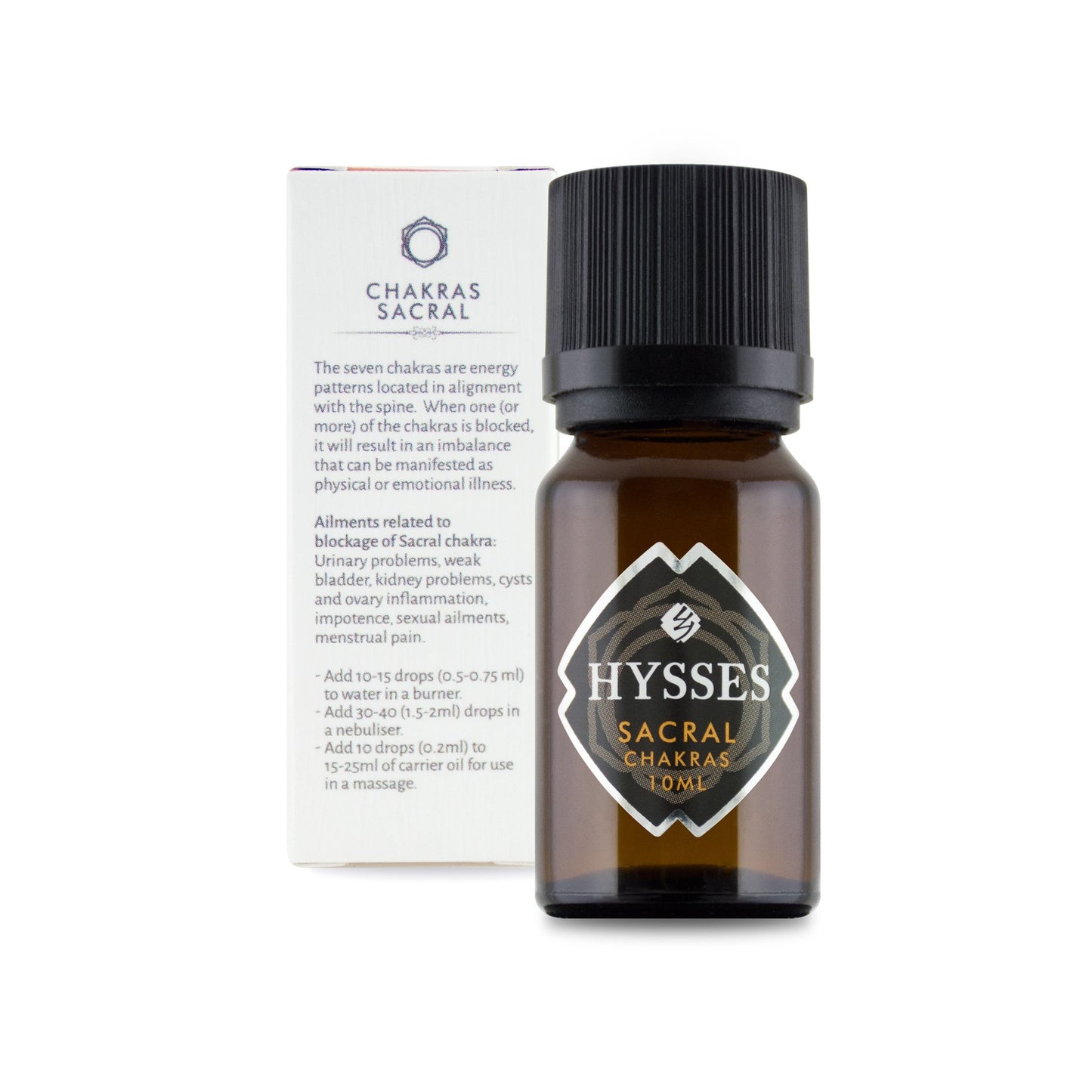 Hysses Essential Oils, Chakras Collection 10ml - Sacral