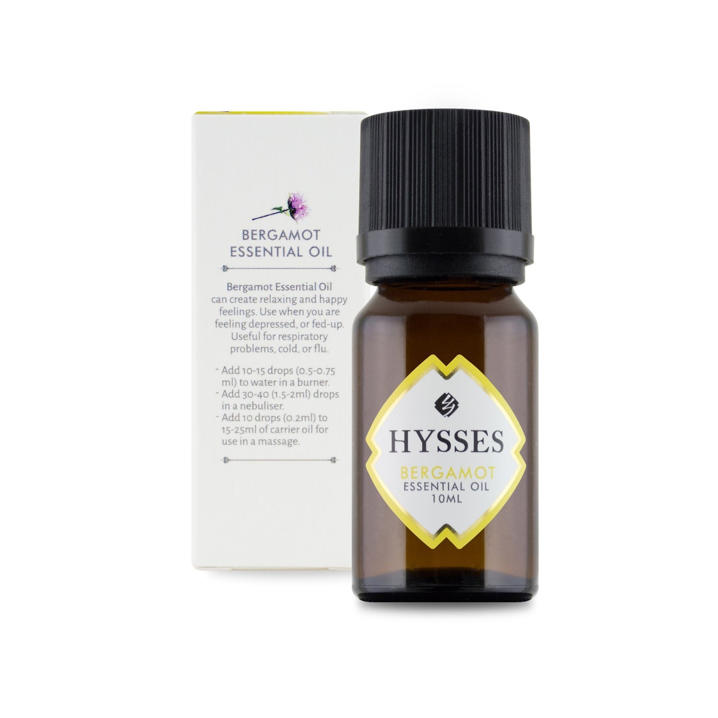 Hysses Single-Note Essential Oil 10ml - Bergamot