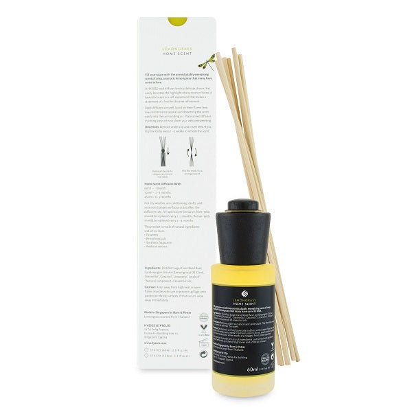 Hysses Home Scent Reed Diffuser - Lemongrass