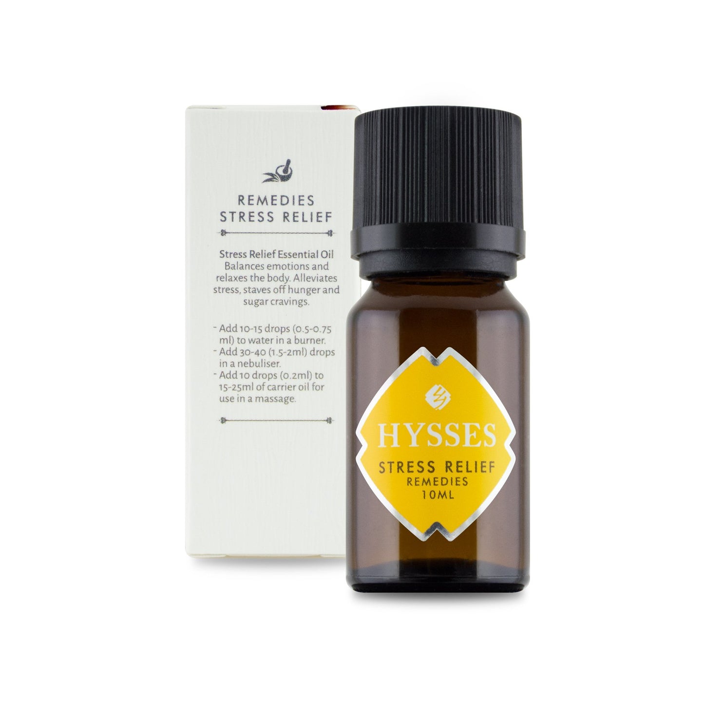 Hysses Essential Oils, Remedies Collection 10ml - Stress Relief