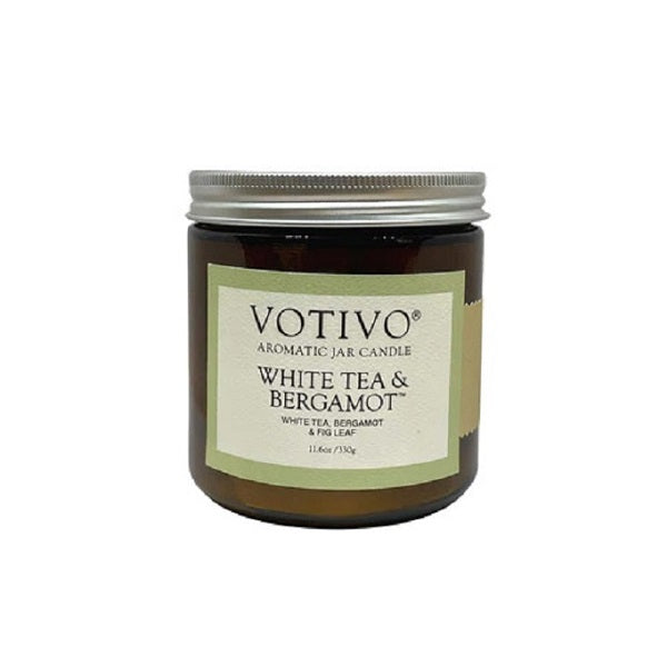 Votivo White Tea and Bergamot Large Jar Candle 330gms