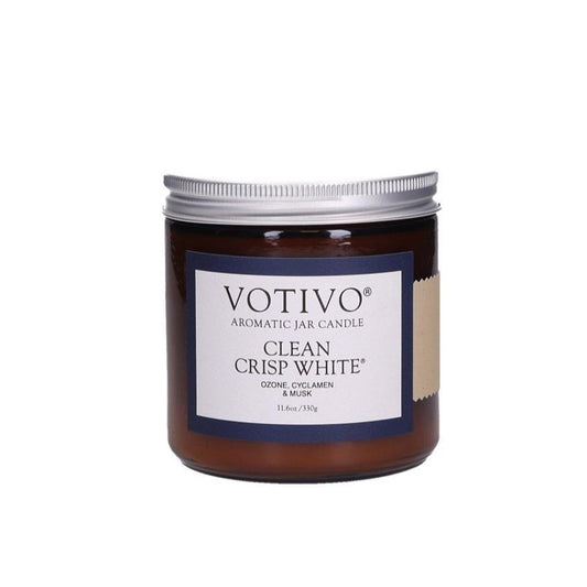 Votivo Clean Crisp White Large Jar Candle 330gms