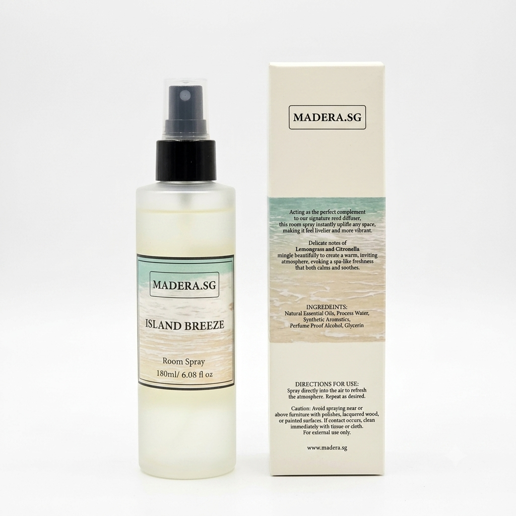 Madera SG Signature Room Spray Room Essence 180ml - Island Breeze